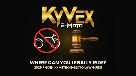 Know Before You Ride: The 2026 E-Bike & E-Moto Law Patchwork in the Phoenix Metro
