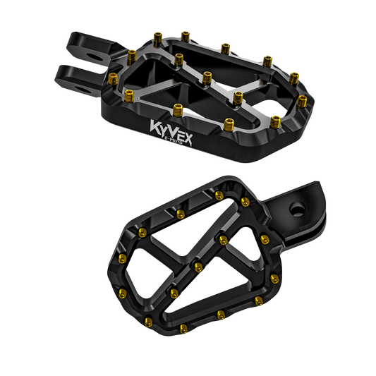 KyVex Billet Wide Foot Pegs