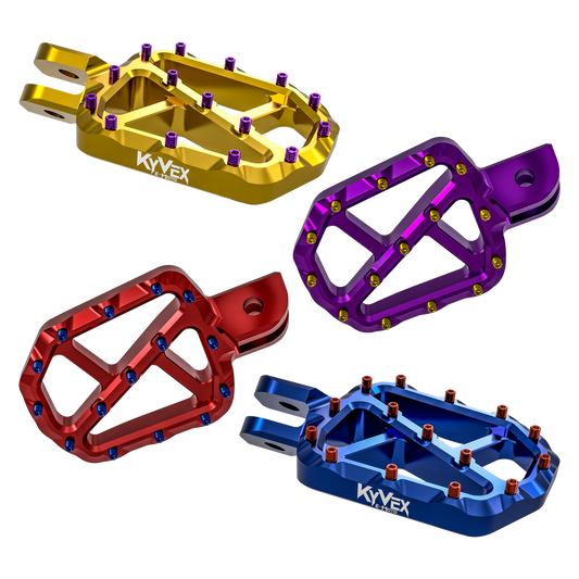 KyVex Billet Wide Foot Pegs
