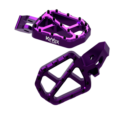 KyVex Billet Wide Foot Pegs - Ultra Bee