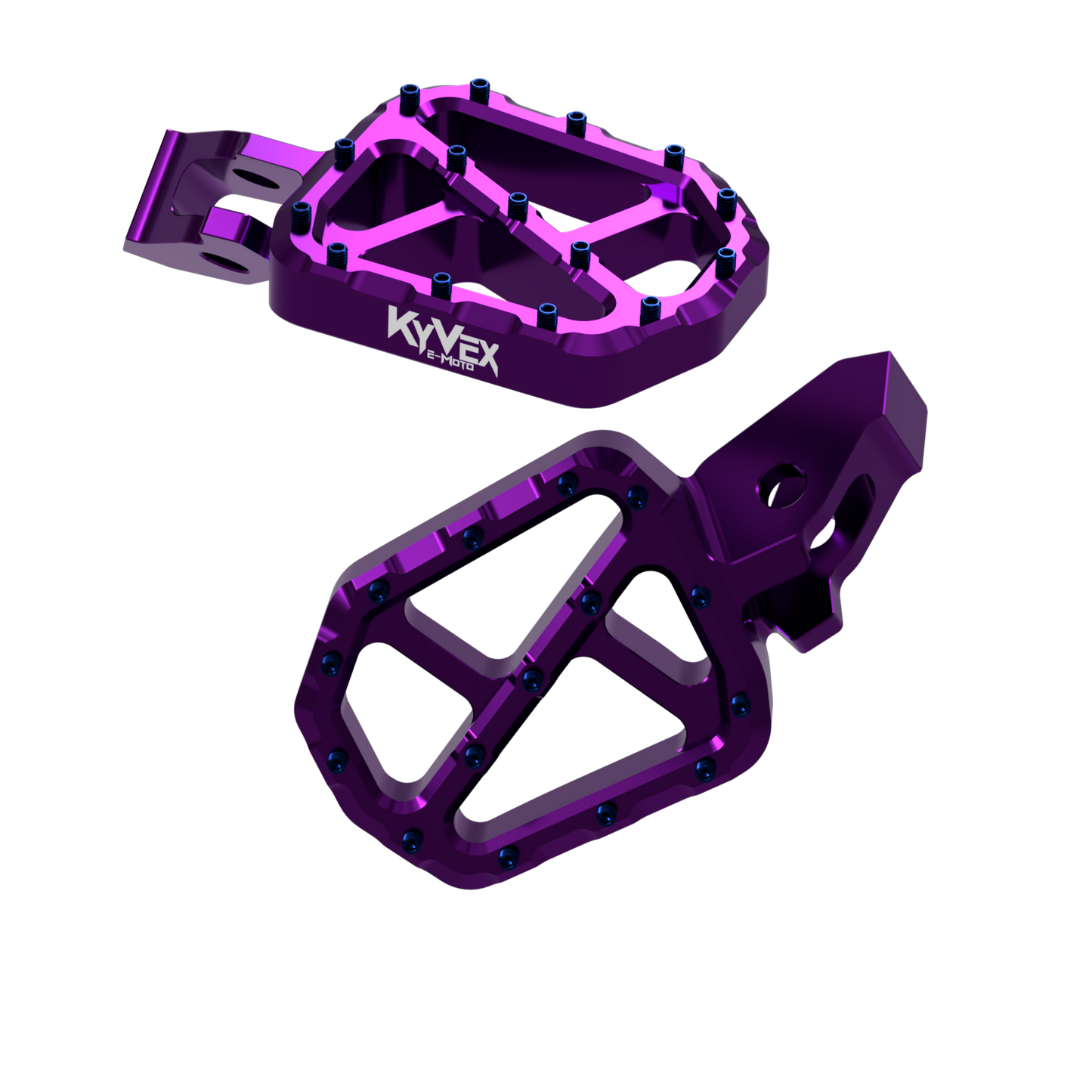 KyVex Billet Wide Foot Pegs - Ultra Bee