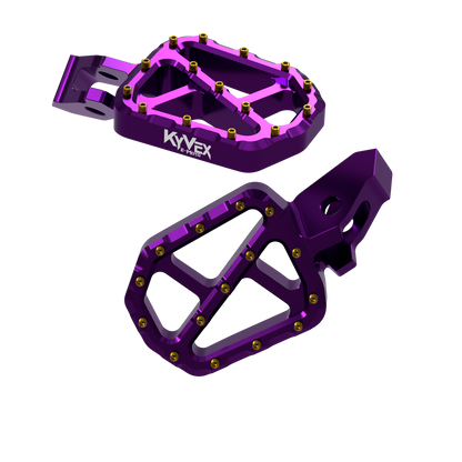 KyVex Billet Wide Foot Pegs - Ultra Bee