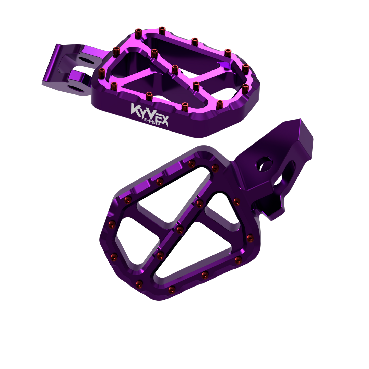 KyVex Billet Wide Foot Pegs - Ultra Bee