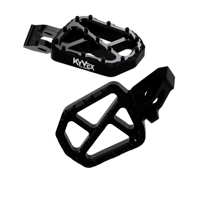KyVex Billet Wide Foot Pegs - Ultra Bee