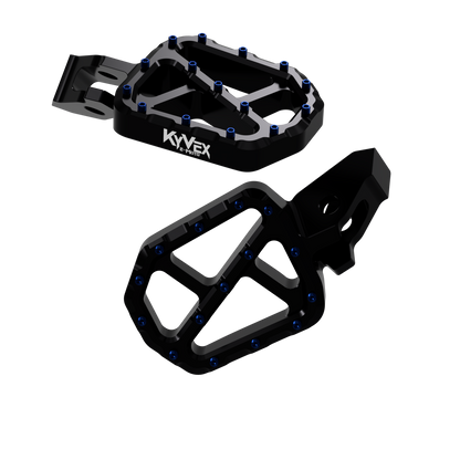 KyVex Billet Wide Foot Pegs - Ultra Bee